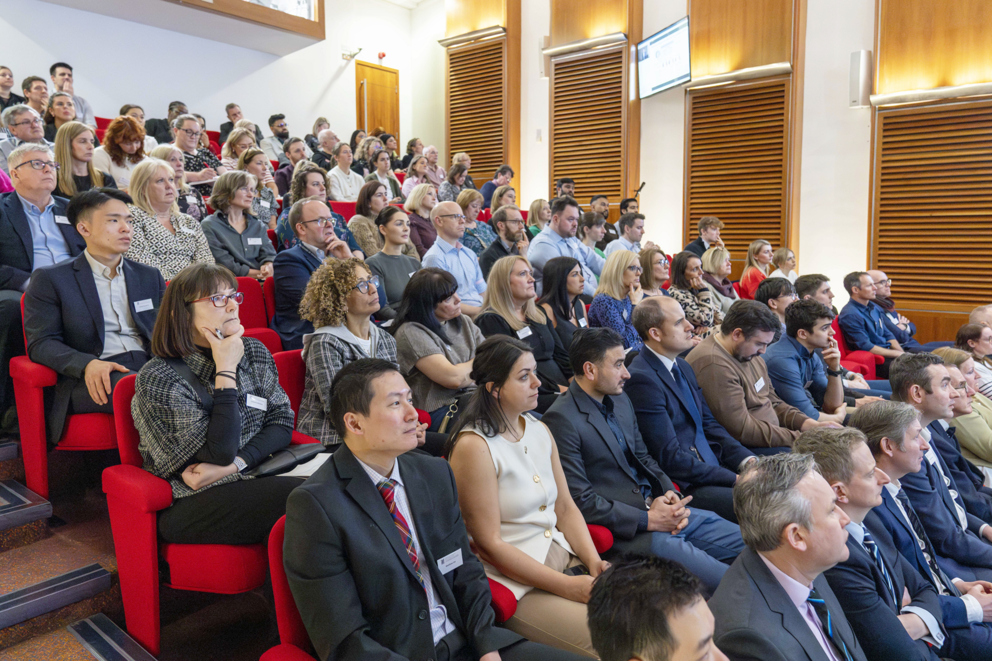 A busy lecture theatre